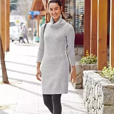 Athleta Spotlight Merino Wool Cowl Neck Knit Sweater Dress XS • $39.99