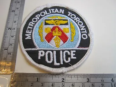 Vintage Teal Metropolitan Toronto Police Collectable First Responder Patch • $12.09