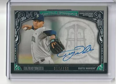 2016 Topps Museum Collection Archival Autographs #AA-TW Taijuan Walker Auto /199 • $4.99