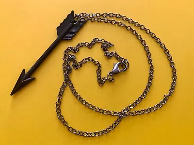 $5 • Buy Coraline Black Arrow Cosplay Keyblade Metal Charm Pendant Necklace