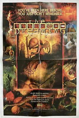 Sandman The Dreaming Poster Promo 1996 Dave Mckean Vertigo Dc Comics Folded Vtg • $19.95