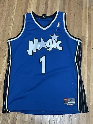 Tracy McGrady #1 Nike Size XL+2 Length Orlando Magic Blue NBA Swingman Jersey  • $39.99