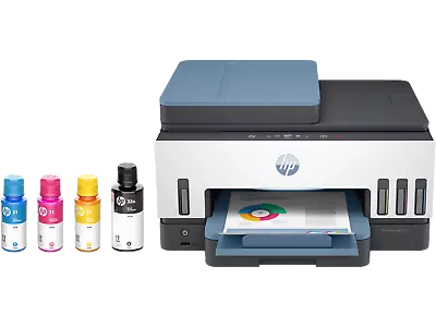 HP Smart Tank 7602e All-in-One InkJet Printer Color Mobile Print Copy Scan • $349.99