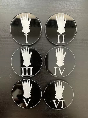 £9.50 • Buy 40k Space Marines, Iron Hands Acrylic Objective Markers Set