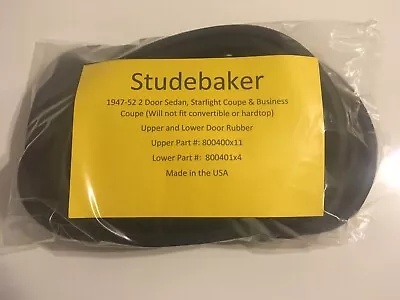 1947 To 1952 Studebaker 2 Door Sedan -  Starlight Coupe And Business Coupe Door • $65