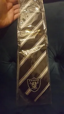 Nfl Oakland Raiders Tie Necktie Rare Nos • £19.99