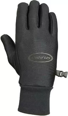 Seirus Innovation 1425 Men's All-Weather Lightweight Polartec Glove M L XL Black • $9.50