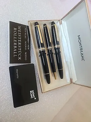 Montblanc Set 146 FP 162 RB & 164 BP  The Pans Are Nice Working Condition  • $799