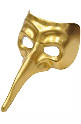 Mid Nasone Long Nose Masquerade Costume Mask (Gold) • $7.24
