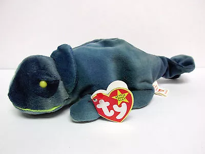 Ty Beanie Baby Rainbow Chameleon Brand New W/Both Tags*RARE*Made In INDONESIA • $15.99