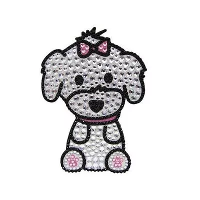 Maltese Rhinestone Decal Sticker • $9.50