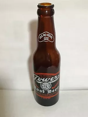 TOWER ROOT BEER VINTAGE 7 Oz. BOTTLE PROSPECT HILL BOTTLING CO. CHARLESTOWN MA • $15