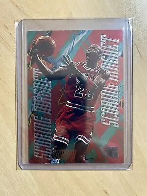 1995-96 Fleer Metal Scoring Magnet Insert #4 Michael Jordan Bulls 💎💎💎💎 • $465