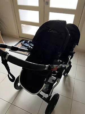 Baby Jogger City Select Double Stroller With Newborn Bassinet - Black • $300