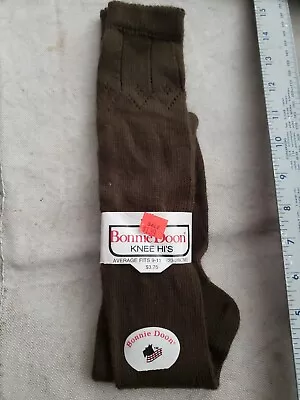 Vintage Bonnie Doon Knee Socks Olive (#5) • $12.99