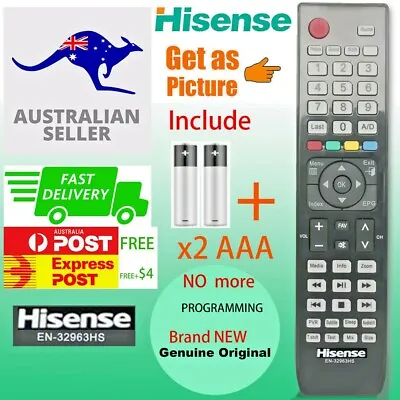  NEW EN-32963HS Genuine Remote Control For Hisense K20P/21P  K370 K330 Series TV • $78