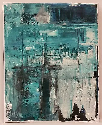 No.543 Original Abstract Modern Minimal Textured Painting By K.A.Davis • $80