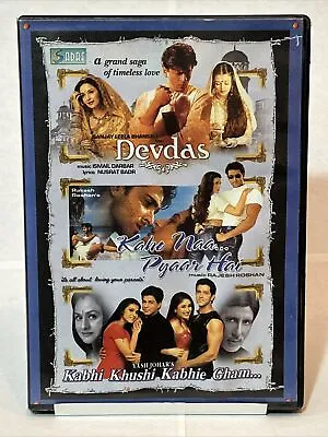 Deveas / Kaho Naa… Pyaar Hai / Kabhi Khushi Kabhie Gham… (3-in-1 DVD) • $17.96