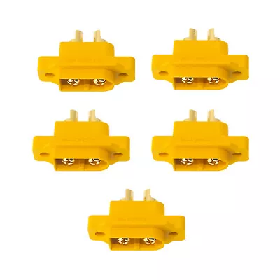 5pcs XT60E-M Mountable XT60 Male Plug Connector For RC Models Multicopter Motor • £5.51