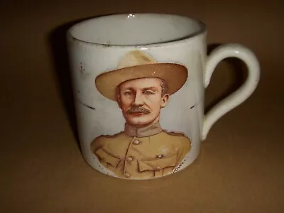 Baden Powell Boy Scouts Founder - Boer War Mug - Circa 1900 • £12.50