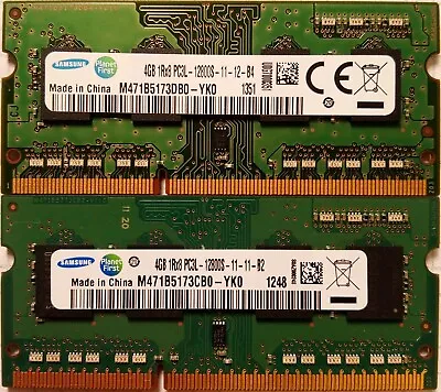 8GB (2x 4GB Kit) Apple MacBook Pro Early/Late 2011 / Mid 2012 DDR3/DDR3L Memory • $117.50