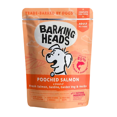 £27.10 • Buy Barking Heads Pooched Salmon Wet Dog Food Pouches  - 10 X 300g
