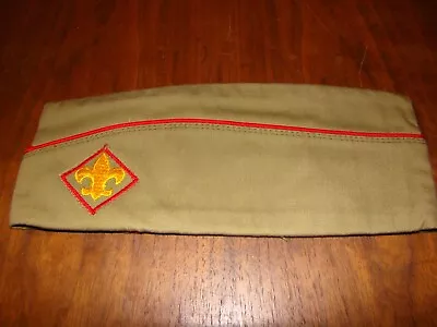 Vintage Boy Scouts Of America Hat Garrison Beret BSA  Medium 6 3/4 -6 7/8 • $19.95