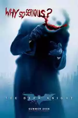 The Dark Knight Joker LENTICULAR Poster 3D PLEX 4MM Print Mondo Ledger DC Nolan2 • $299.99
