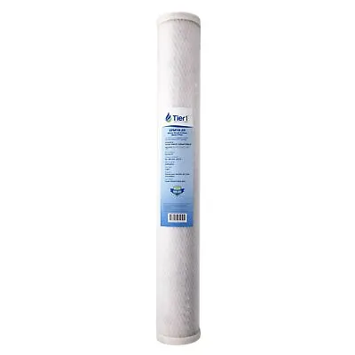 20 X 2.5 Inch 10 Micron EPM-20 Activated Carbon Block Tier1 Water Filter • $31.13