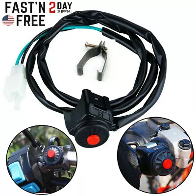 Motorcycle Kill Switch Red Push Button Horn Starter Dirt Bike ATV KTM Dual Sport • $7.58