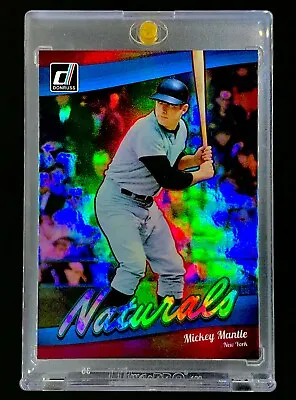 MICKEY MANTLE SSP CASE HIT RARE Red Holo Panini Donruss Baseball Card - YANKEES • $79.99