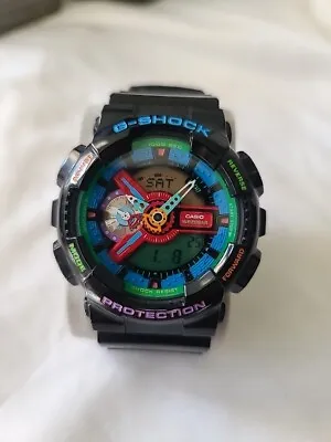 CASIO Casio G-SHOCK G-Shock G-Shock Crazy Colors Crazy Colorers GA-110MC-1A • $169.99