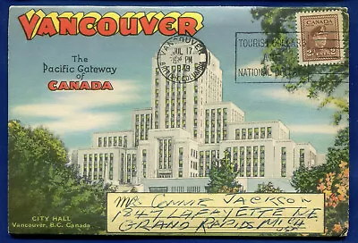 Vancouver Canada Pacific Gateway Postcard Folder PF535 • $3.99