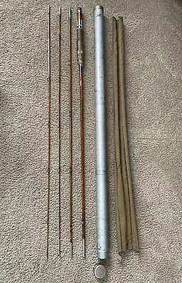 Vintage Montague Bamboo Fly Fishing Rod - 9 Foot Very Nice Condition Early Model • $350