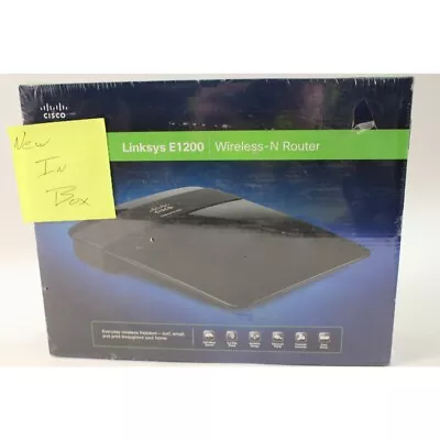 Cisco LINKSYS E1200 Wifi Wireless-N Router - New In Box • $29.95