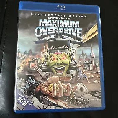 Maximum Overdrive Emilio Estevez Stephen King Blu Ray Truck Stop Truckers 80’s • $24.99