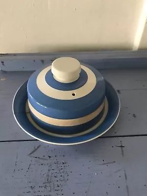 Vintage TG Green Cornish Kitchenware Blue & White Butter Dish • $18