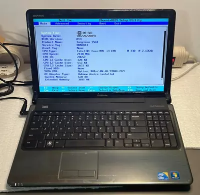 Dell Inspiron 1564 Laptop / Intel Core I3 M330 @ 2.13GHz NO RAM NO HDD FOR PARTS • $54.60