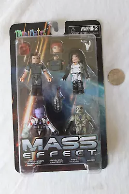 Mass Effect Minimates Series 1 Box Set Shepard Lawson Tusk T'Loak MISB NEW MOC • $39.99