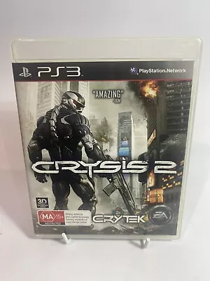 Playstation 3 PS3 Crysis 2 PAL Complete With Manual *Free Post* • $8.99