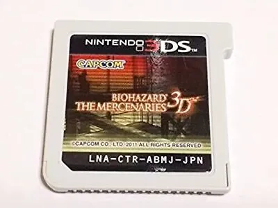 Used Nintendo 3DS Biohazard The Mercenaries 3D Resident Evil Soft Only S/F • $29.05