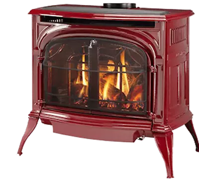 Vermont Castings Stardance Direct Vent Gas Stove - Bordeaux Enamel/Red • $4169