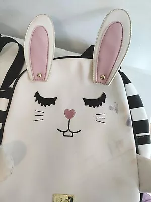 Betsey Johnson L Brogger Bunny Rabbit Backpack • $14