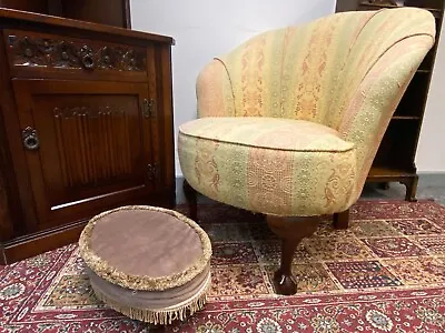 £34.32 • Buy Vintage Genuine Sherborne Pouffe Footstool FREE DELIVERY Made In England 1970s
