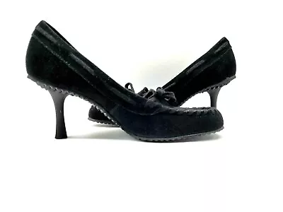 Dr. Scholl's Women's Size 9M High Heel Shoes Moccasins Black Suede • $17.99