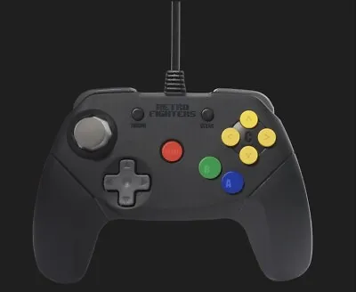 Retro Fighters Brawler64 - Wired N64 Controller Game Pad - Black • $36.99