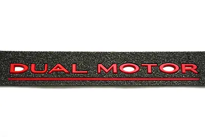 New Tesla Model 3 Y S X DUAL MOTOR Emblem Rear Red Foam Template US Seller • $7.98