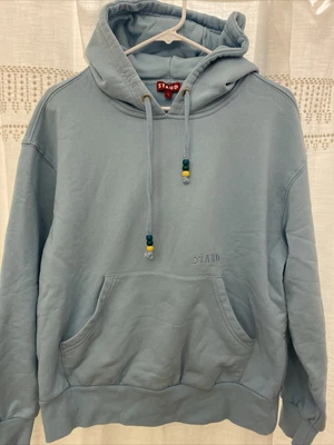 $29.99 • Buy Staud Hoodie Sweatshirt Blue Beads Sz S $175 Shopbop Nordstrom