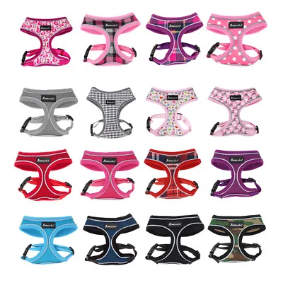 Dog Harness Soft Adjustable Reflective Comfortable Puppy Vest All Pet Solutions • £5.99