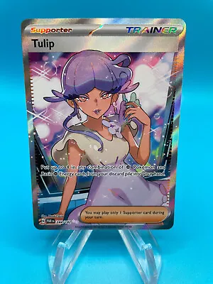 Pokemon Tulip Full Art Secret Rare 244/182 - 2023 Pokémon Paradox Rift • $4.99